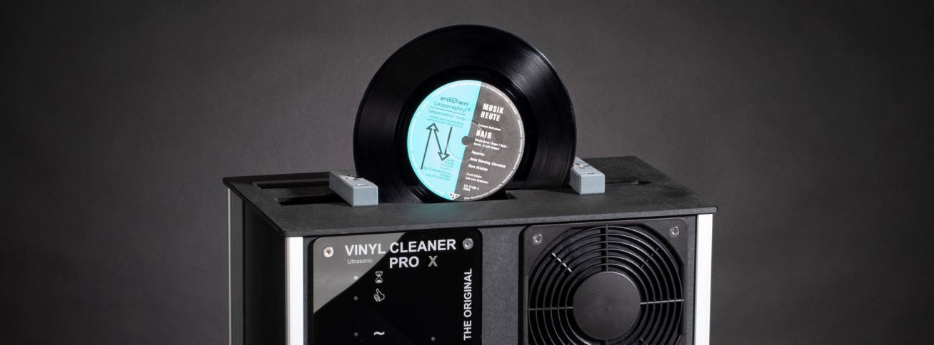 Audiodesksysteme Gläss Vinyl Cleaner Pro X with 7 inch upgrade single kit