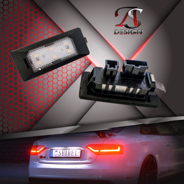 Premium LED Kennzeichenbeleuchtung für Audi A3 A4 A5 A6 A7 TT
